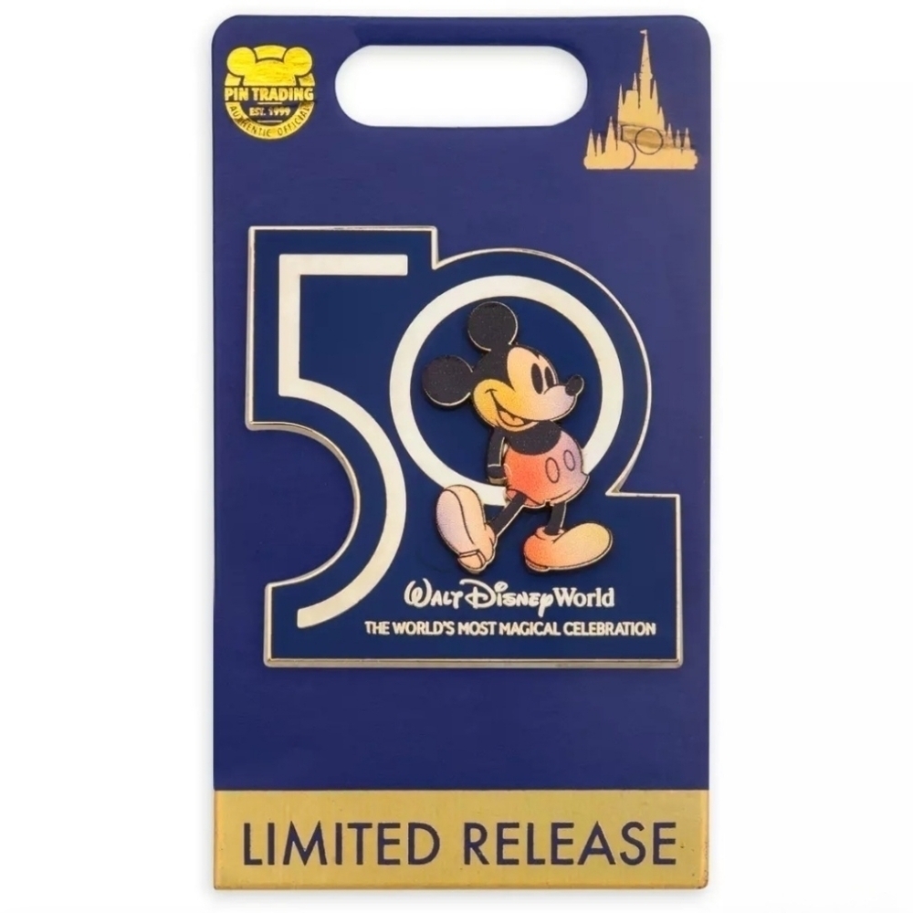 Walt Disney World 50th Mickey Mouse Anniversary Pin